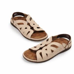 BAREFOOT FREEDOM Sandy Tan Sandals Size 12M